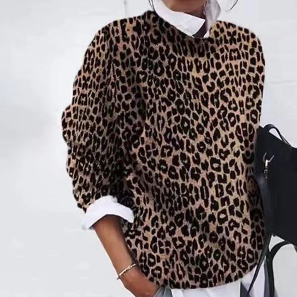 Jersey mujer moderno animal print cómodo ideal oficina y paseo