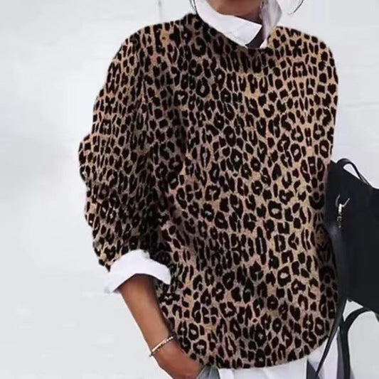 Jersey mujer moderno animal print cómodo ideal oficina y paseo