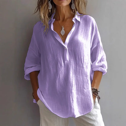 Fabiola | Elegante blusa con cuello en V
