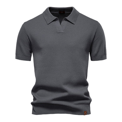 Polo de Hombre con Tejido Estructurado – Elegancia Casual