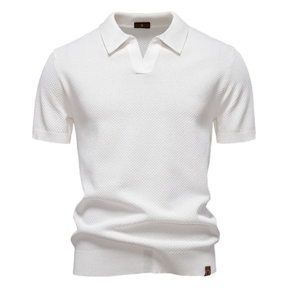 Polo de Hombre con Tejido Estructurado – Elegancia Casual