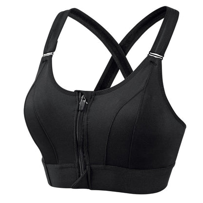 Sujetador Deportivo de Alto Impacto – Con Cremallera Frontal