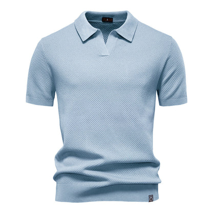 Polo de Hombre con Tejido Estructurado – Elegancia Casual