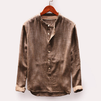 Camisa cómoda y versátil de lino para hombre