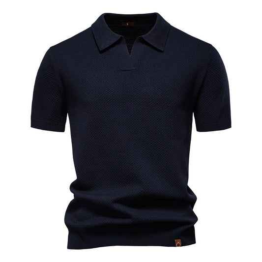 Polo de Hombre con Tejido Estructurado – Elegancia Casual