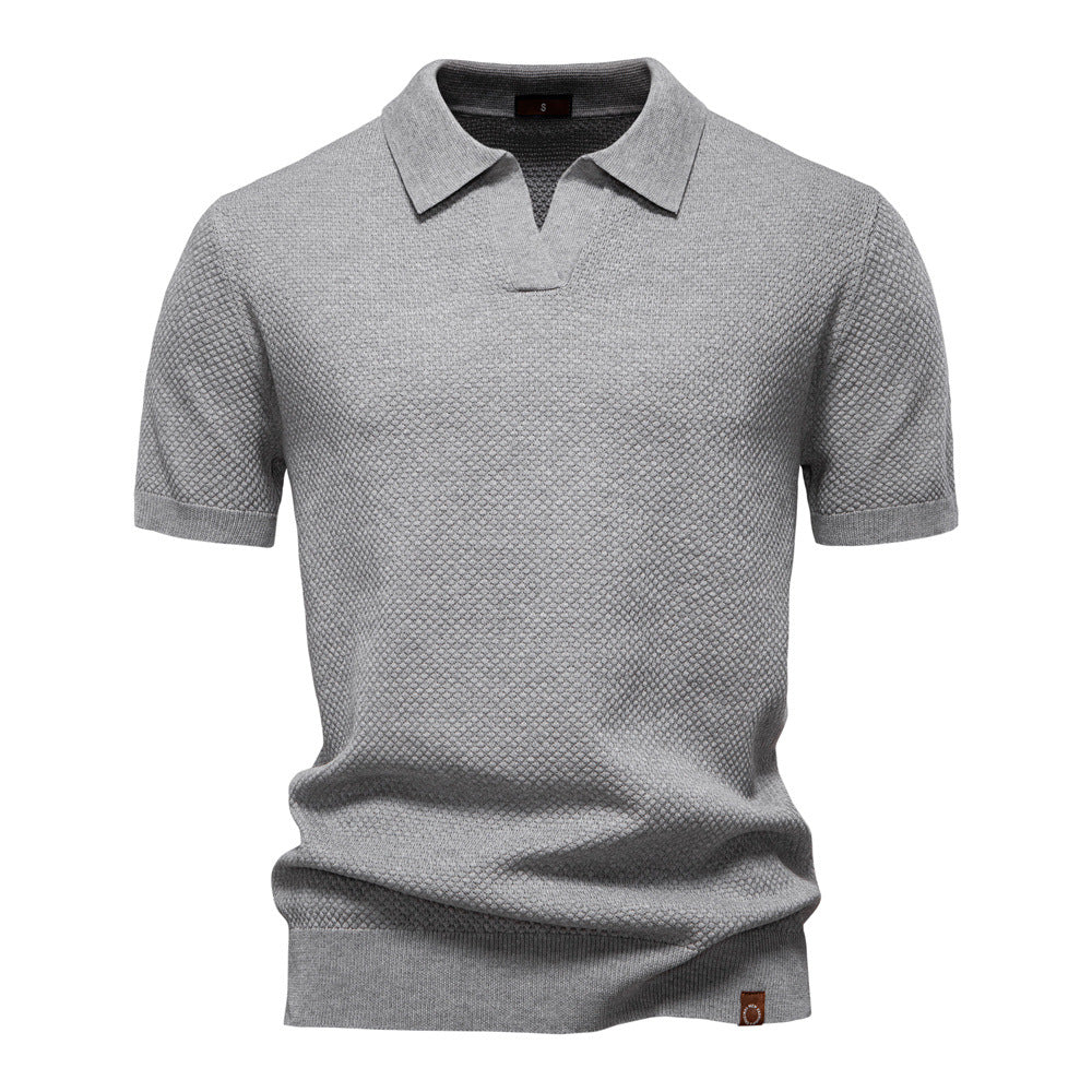 Polo de Hombre con Tejido Estructurado – Elegancia Casual