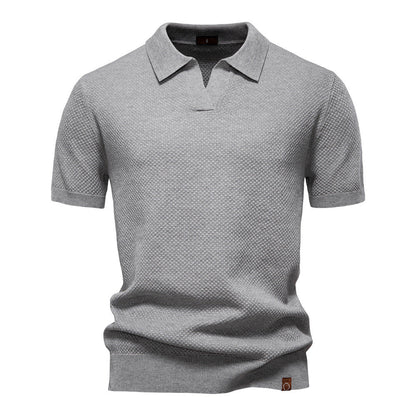 Polo de Hombre con Tejido Estructurado – Elegancia Casual