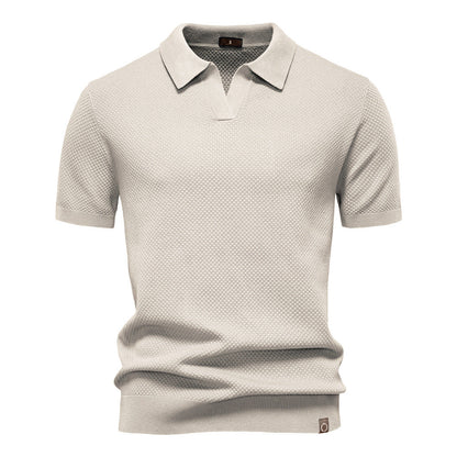 Polo de Hombre con Tejido Estructurado – Elegancia Casual