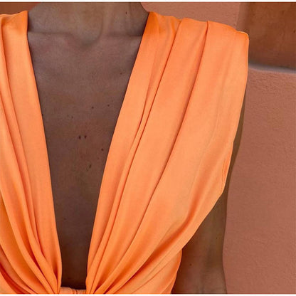 Cacelia | Vestido de fiesta con escote profundo