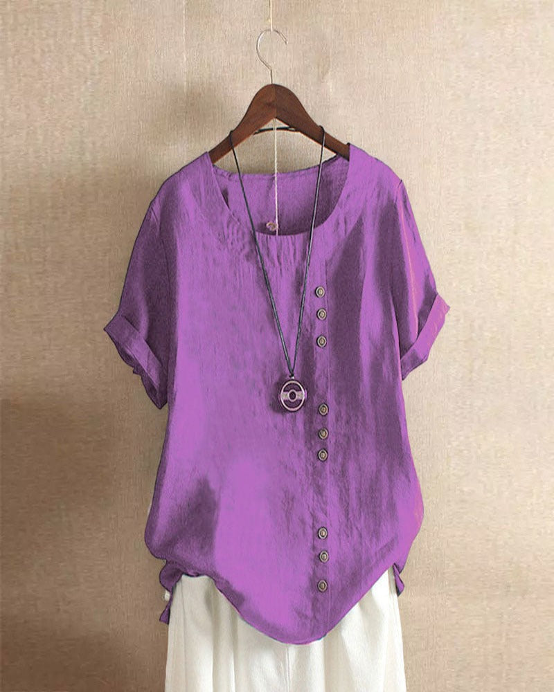 Blusa femenina ligera, perfecta para diario
