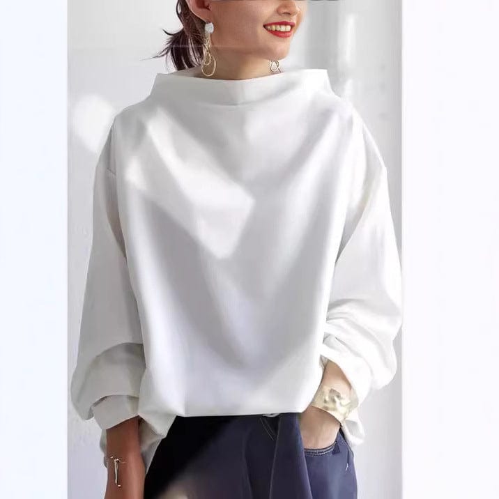 Jersey Mujer – Cuello Alto, Chic y Fácil de Combinar