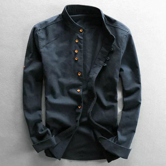 Camisa estilo oriental hombre ligera chic perfecta casual elegante