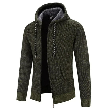 Chaqueta de punto hombre, cálida y moderna