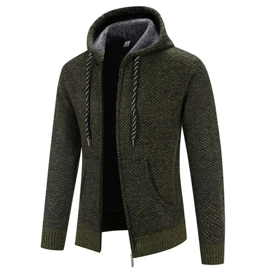 Chaqueta de punto hombre, cálida y moderna