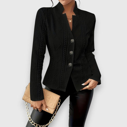 Blazer artesanal mujer elegante ligero y sofisticado paseo