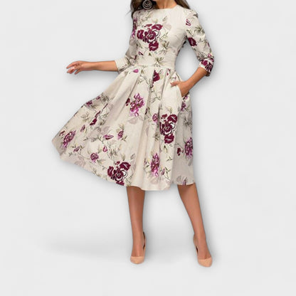 Evelyn | Elegante vestido hasta la rodilla