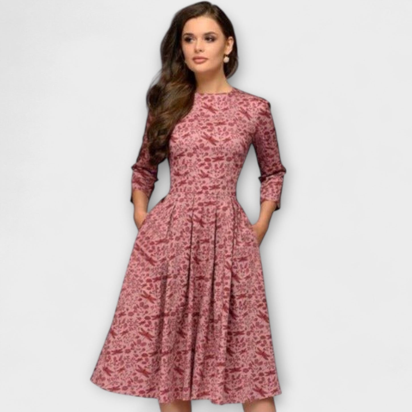 Evelyn | Elegante vestido hasta la rodilla