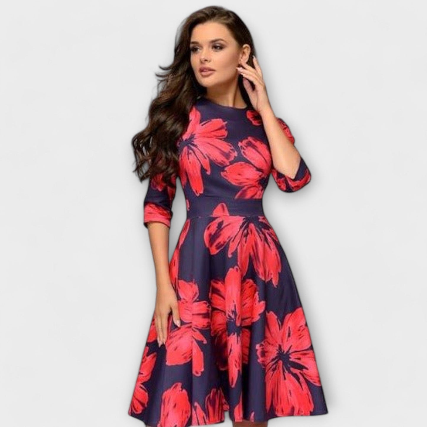 Evelyn | Elegante vestido hasta la rodilla