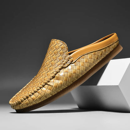 Rosalin | Zapatos bajos casuales de piel tejida
