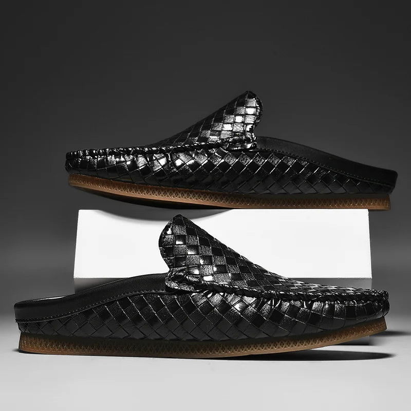 Rosalin | Zapatos bajos casuales de piel tejida