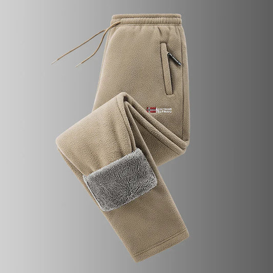 Pantalones fleece térmicos resistentes cálidos y versátiles