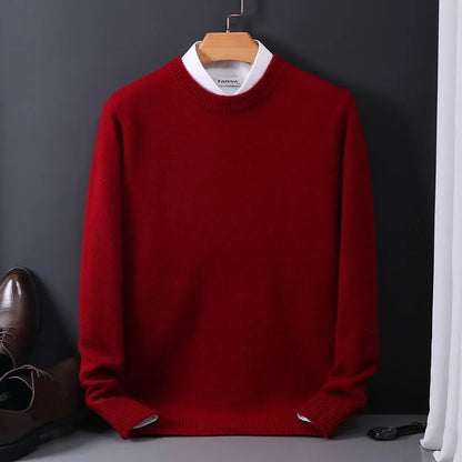 Jersey masculino cachemira ligero cómodo y versátil para diario