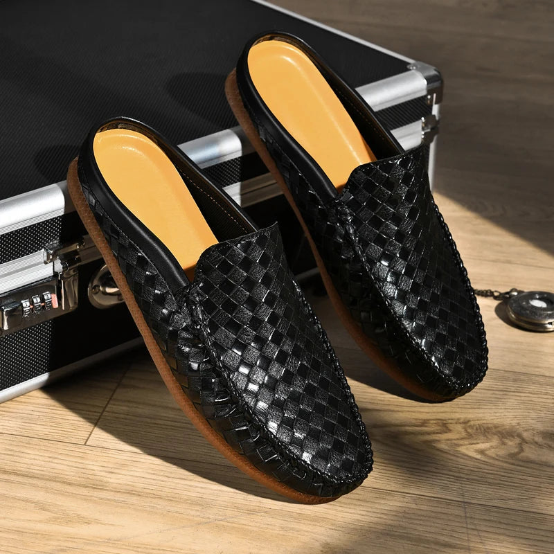 Rosalin | Zapatos bajos casuales de piel tejida