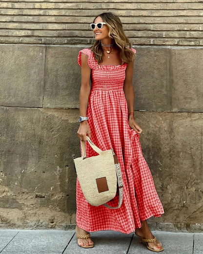 Vestido Retro Mujer – Ideal para Oficina, Ocio o Reuniones Informales