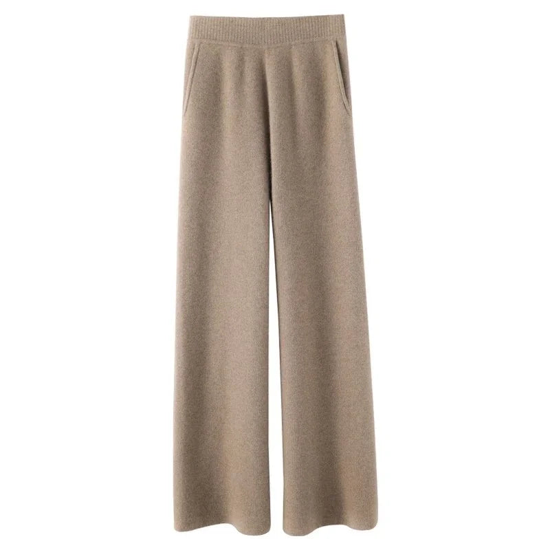 Pantalones elegantes de lana para mujer: cálidos y cómodos para el invierno