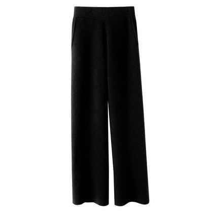 Pantalones elegantes de lana para mujer: cálidos y cómodos para el invierno