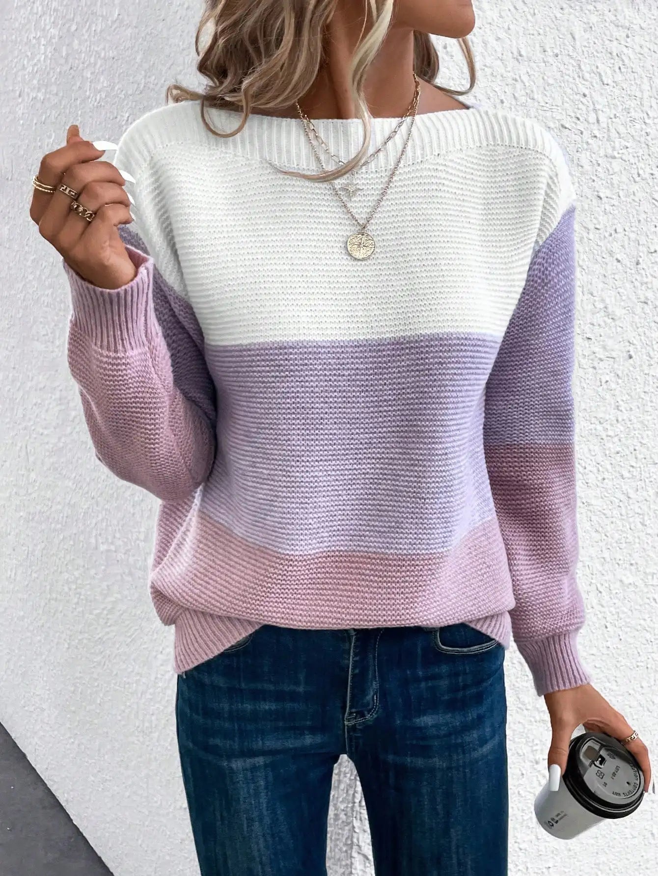 Jersey mujer estilo degradado, ligero y ergonómico para look casual