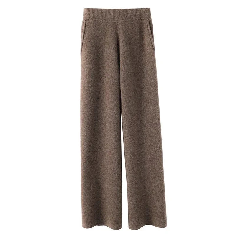 Pantalones elegantes de lana para mujer: cálidos y cómodos para el invierno