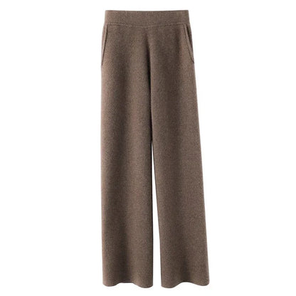 Pantalones elegantes de lana para mujer: cálidos y cómodos para el invierno