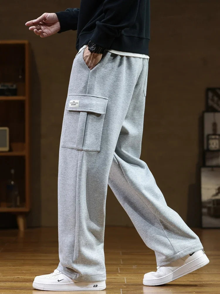 Pantalones para hombre, estilo informal con tejido suave y ajuste cómodo, versátiles para el uso diario