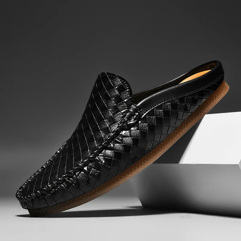 Rosalin | Zapatos bajos casuales de piel tejida