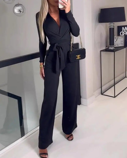 Jumpsuit largo chic versátil diario o formal