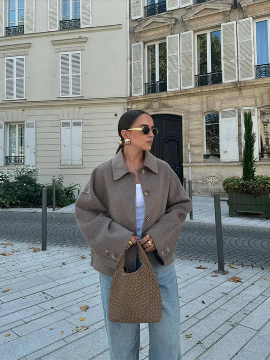 Elegante chaqueta de invierno para mujer: cómoda y apta para el día a día