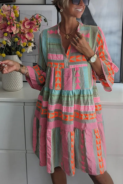 Jessica | Vestido boho con volantes