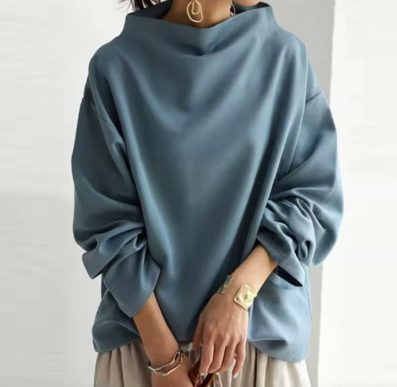 Jersey Mujer – Cuello Alto, Chic y Fácil de Combinar