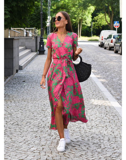 Grace | Elegante vestido con cuello en V