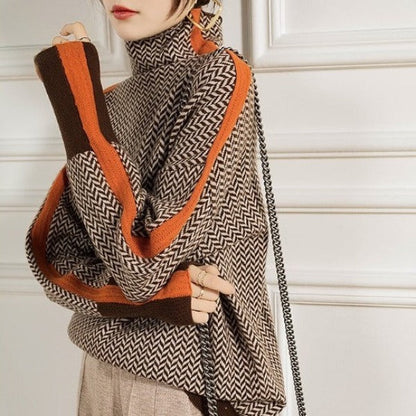 Jersey Mujer – Tejido Lujoso Herringbone, Confortable y Versátil