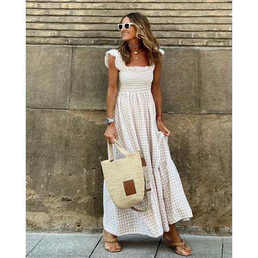 Vestido Retro Mujer – Ideal para Oficina, Ocio o Reuniones Informales
