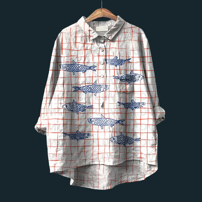 Christel | Elegante blusa estampada informal