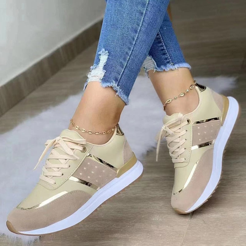 Zapatos de moda mujer cómodos con suela ligera casual