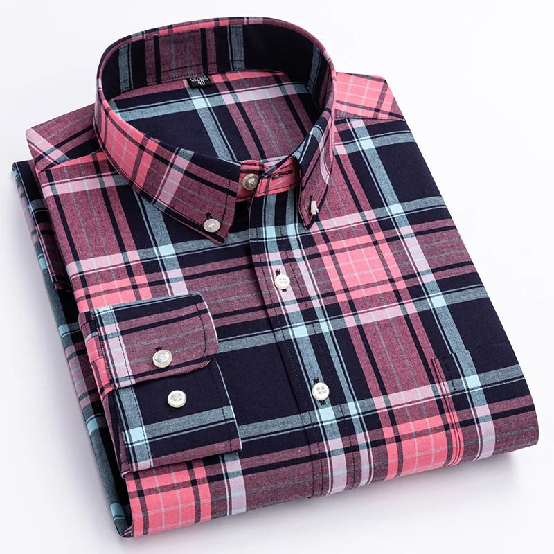Camisa de cuadros hombre, chic y práctica para primavera u otoño