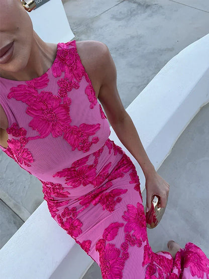 Vestido floral mujer, ligero y elegante para primavera o verano