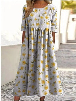Hollie | Vestido midi relajado