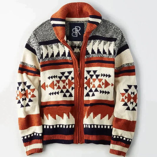 Chaqueta hombre estilo retro moderno cálido y versátil