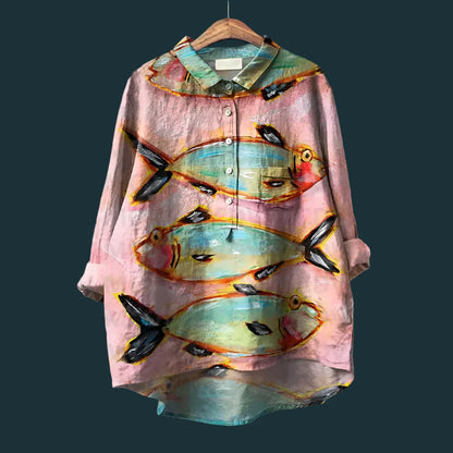 Christel | Elegante blusa estampada informal