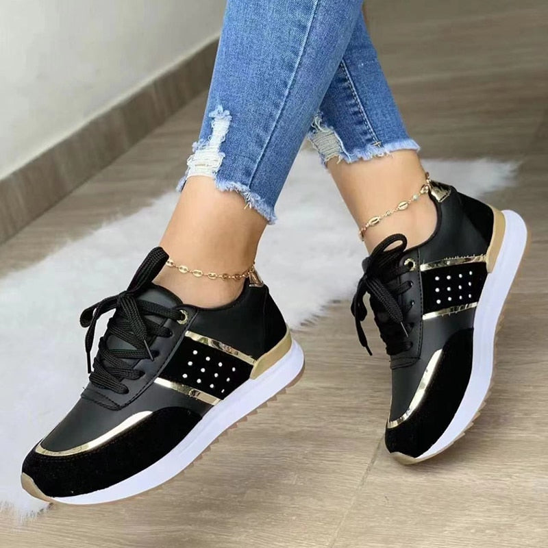 Zapatos de moda mujer cómodos con suela ligera casual